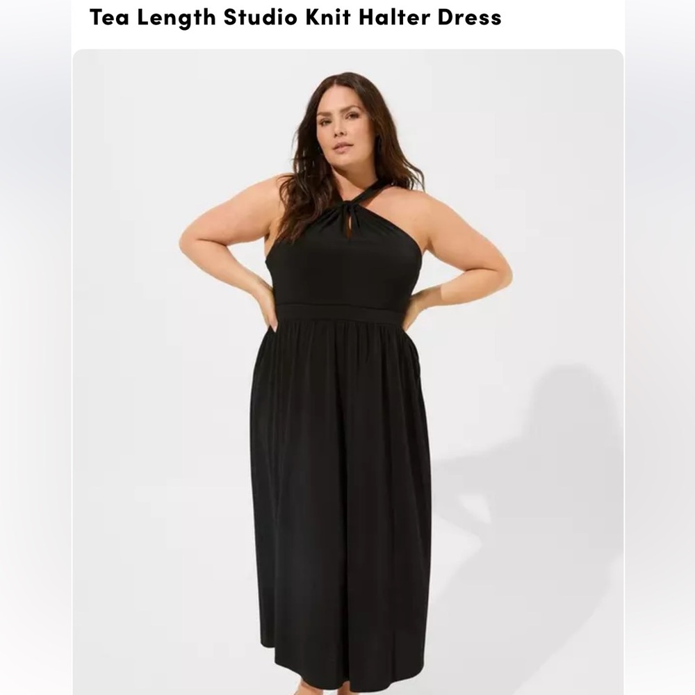 Torrid Black Halter Dress NWT size 0